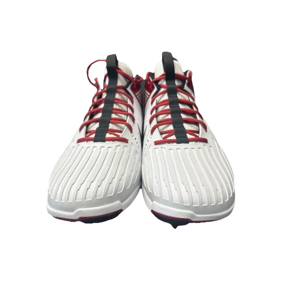 Nike Force Savage Pro 3 Football Cleats White Red Black Men's 16 New